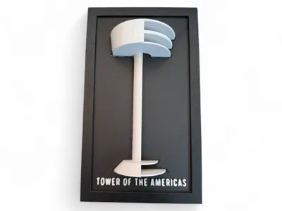 Section of Tower of The Americas 