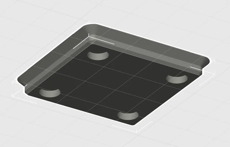 Gridfinity Bin Press Fit Magnet Overlays