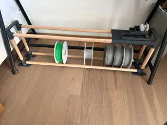 Filament Storrage with wood poles