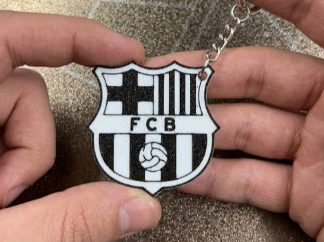 Barcelona Football Crest Keychain