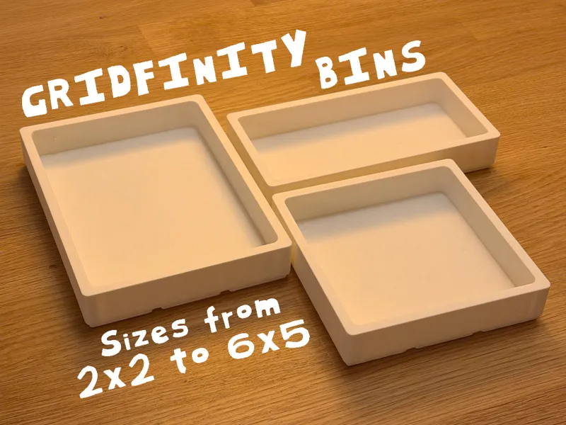 Gridfinity Bins (Up to 6x5)