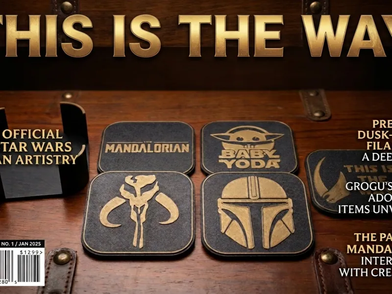The Mandalorian coaster set
