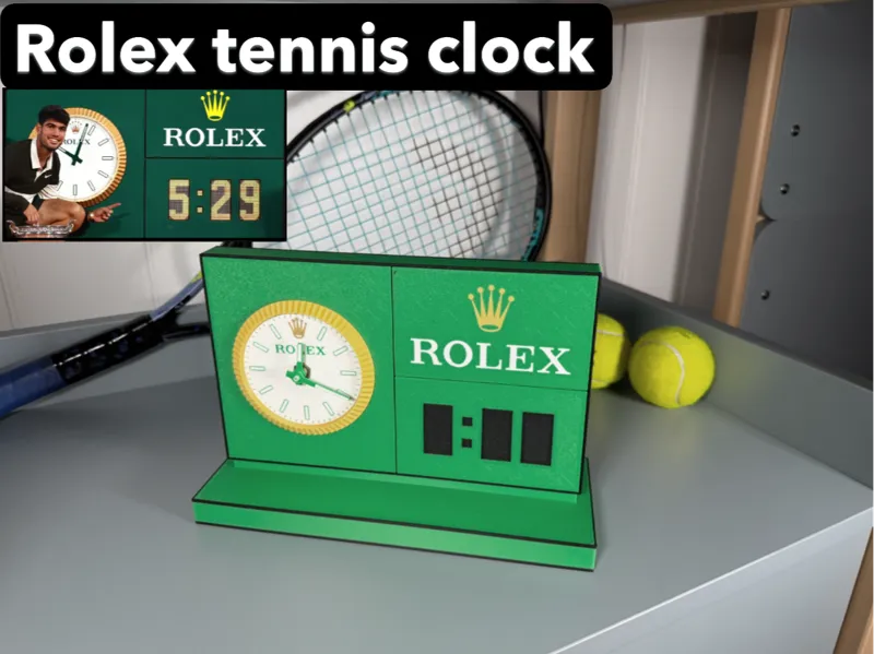 Rolex tennis clock