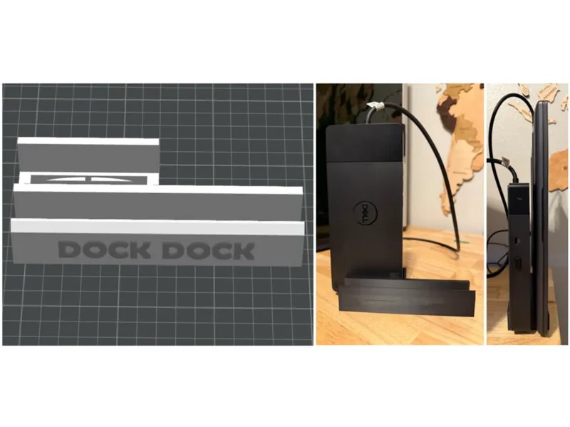 The Dock Dock - Docking station and laptop stand