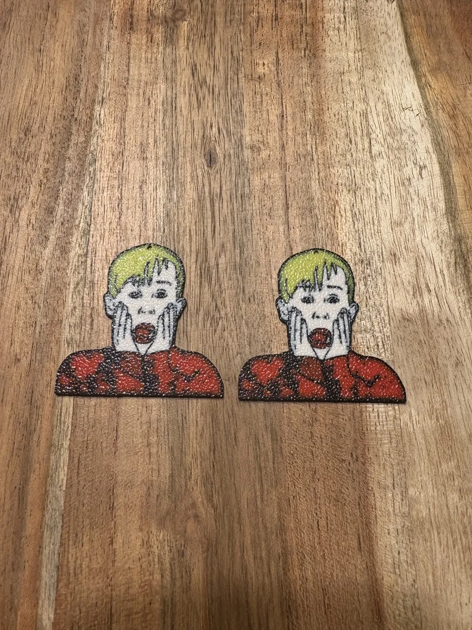Home Alone Kevin Christmas Earrings view 2