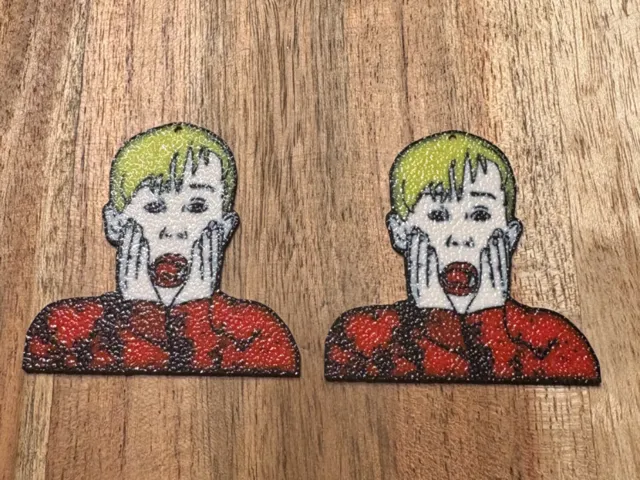 Home Alone Kevin Christmas Earrings