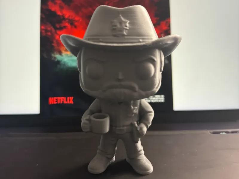 Stranger Things Hopper Funko Pop Chibi Figur