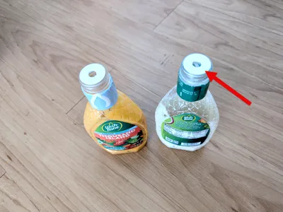 Salad Dressing bottle Flow Restrictor