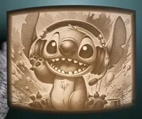 Veilleuse lithophanie Lilo & Stitch — photo 2