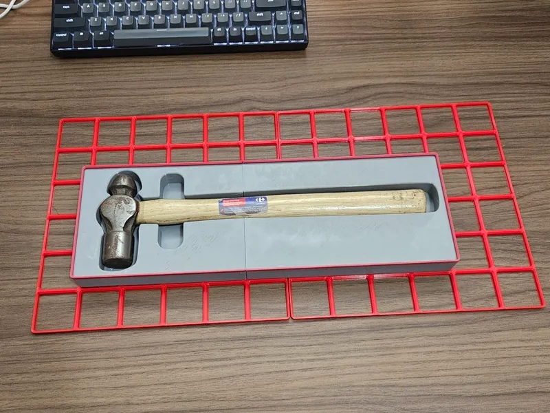 Gridfinity Ball-Peen Hammer