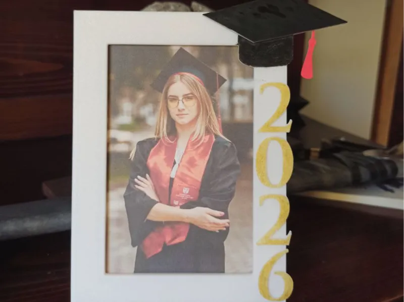 Graduation Photo Frame 2026 (5x7 inches - 13x18cm)