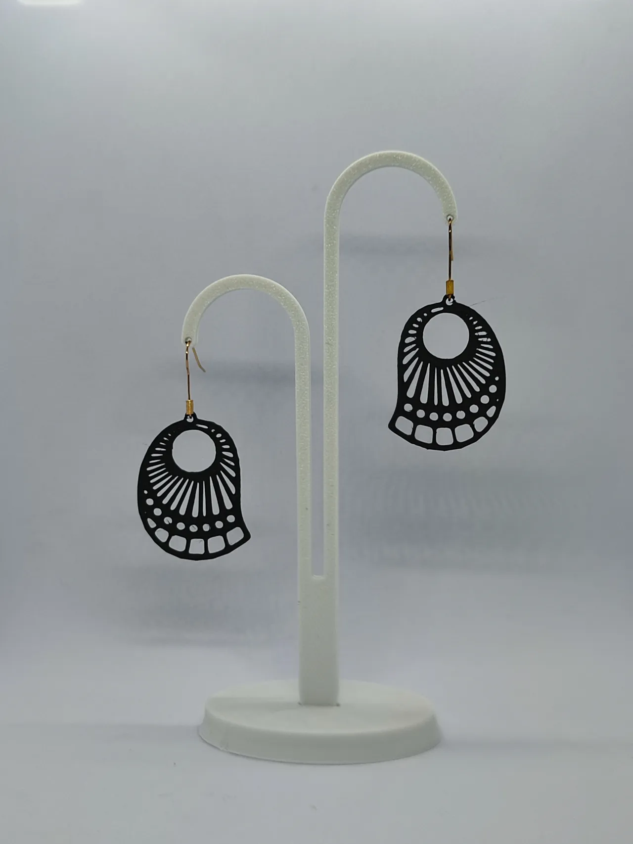 Aretes Nácar Nocturno view 2