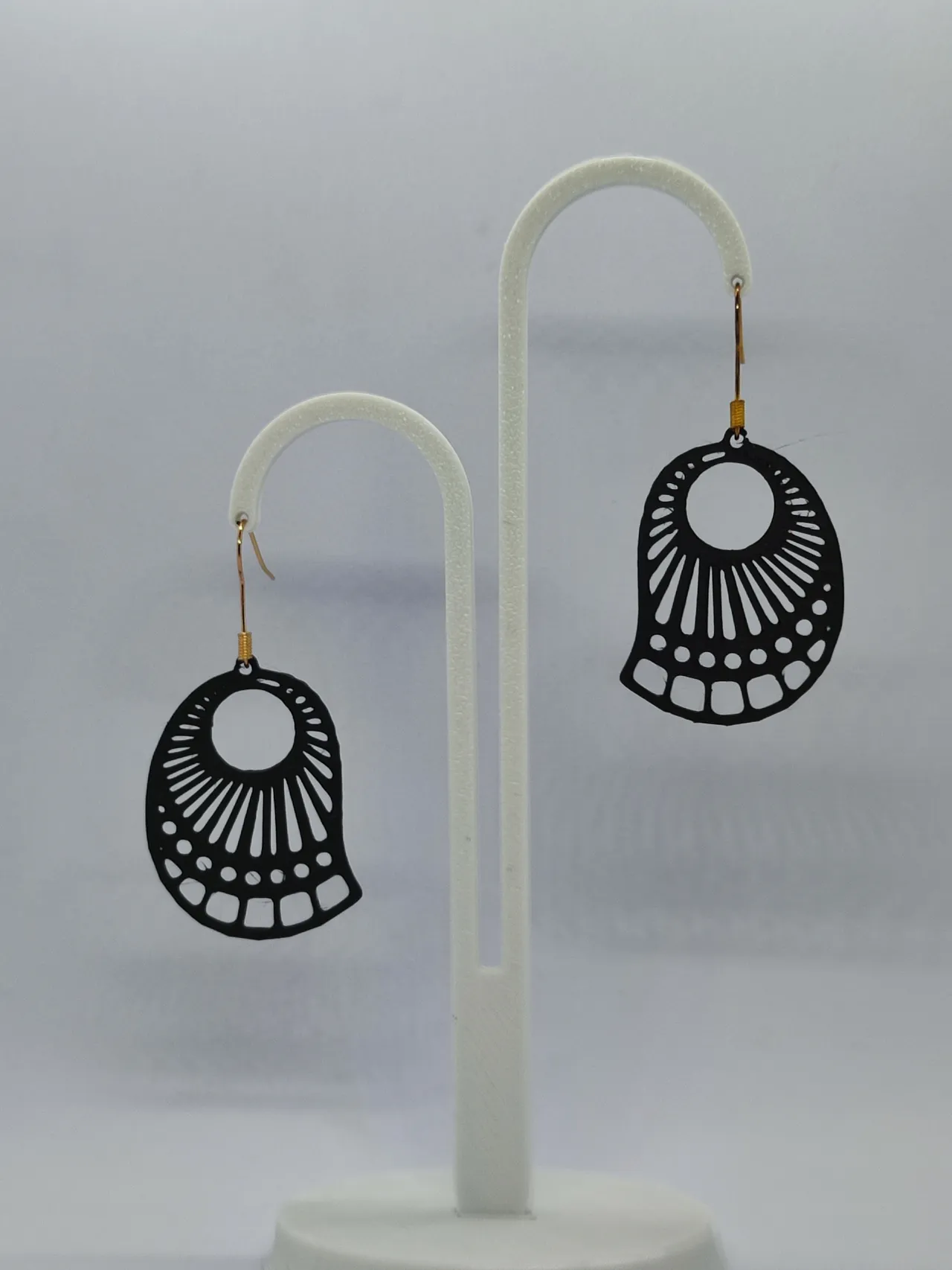 Aretes Nácar Nocturno view 3