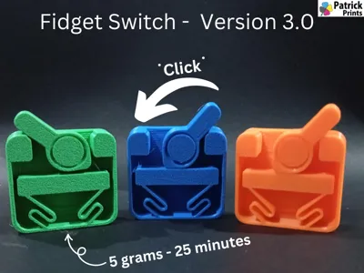 Fidget Switch - Print in Place