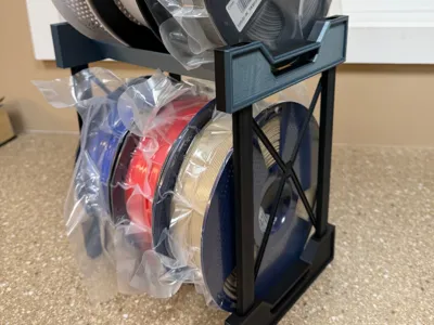Modular Filament Spool Holder/Rack Fully Printable