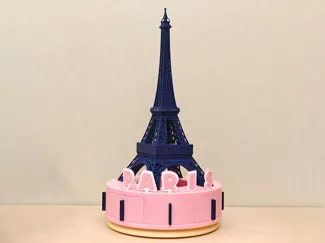 DIY Paris Eiffel Tower Jewelry Storage Box