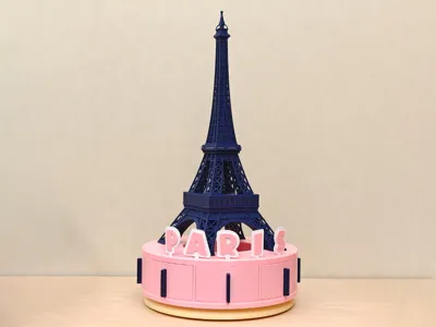 DIY Paris Eiffel Tower Jewelry Storage Box