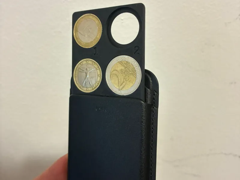 card portamonete per wallet magsafe, e moero