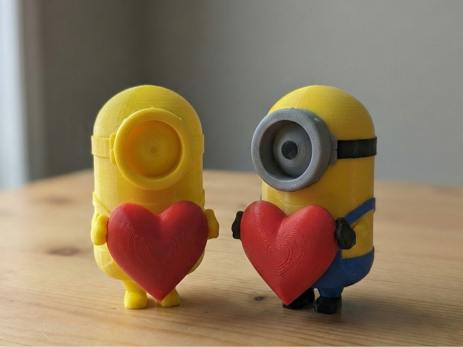 Minions in love for Valentine's day