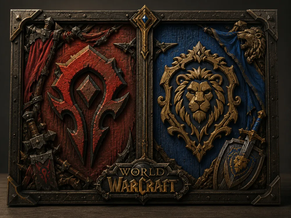 World of Warcraft Faction Emblems - Free 3D Print Model - MakerWorld