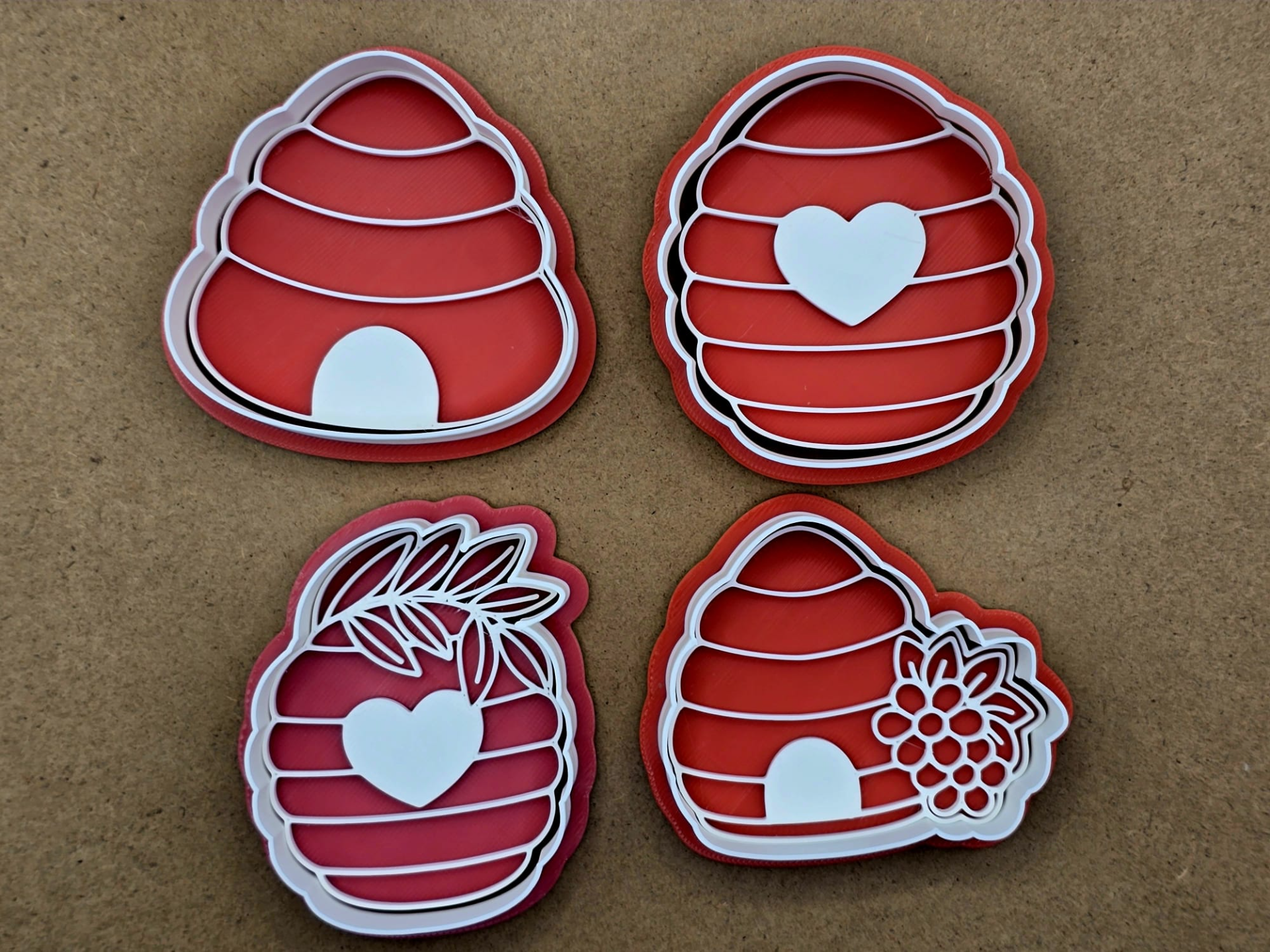 Beehive Spring Cookie Cutter Stamp Pack