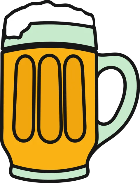 Oktoberfest Beer Mug Earrings view 3
