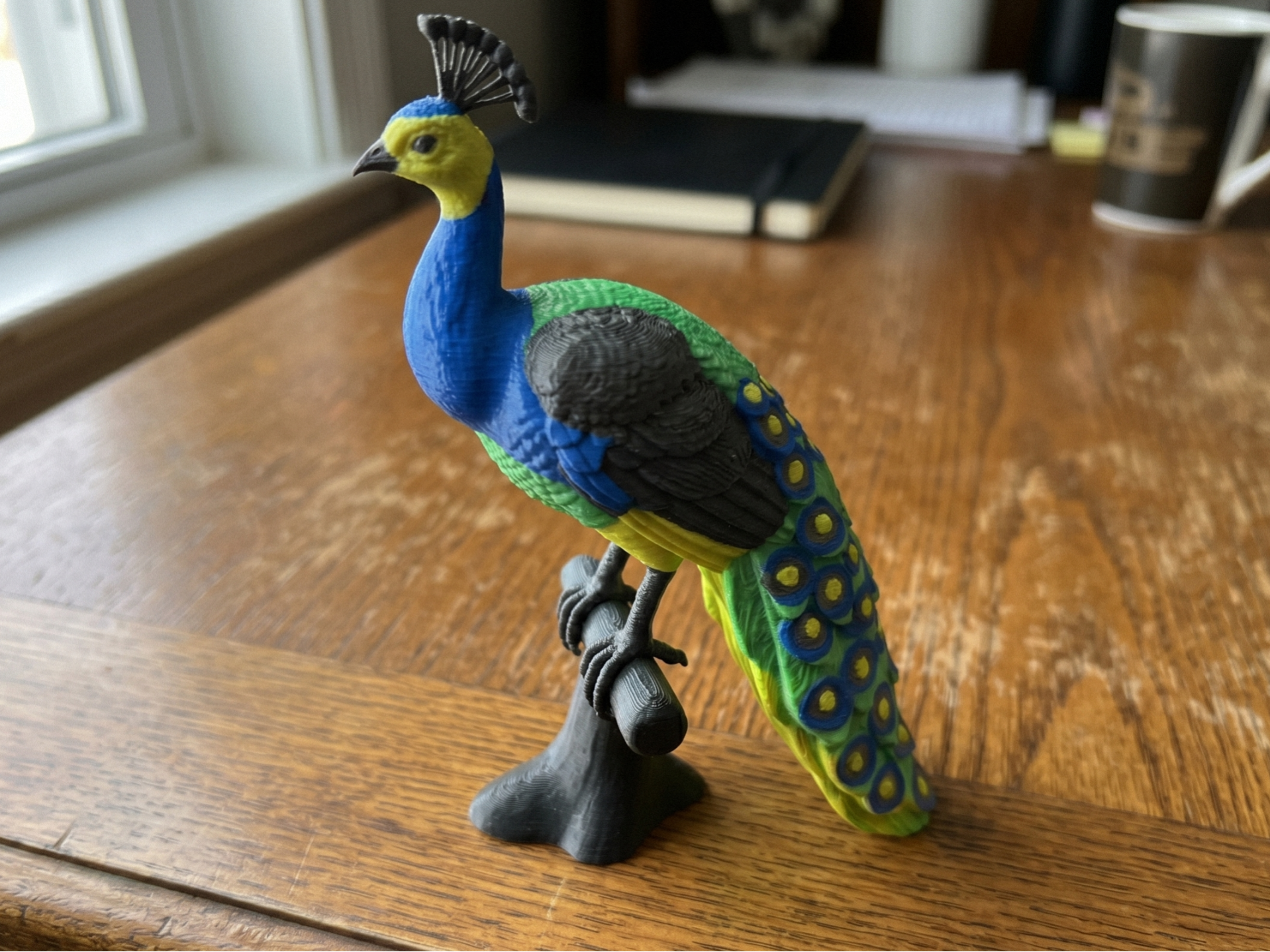 Peacock Bird Model STL – Elegant Decorative Print