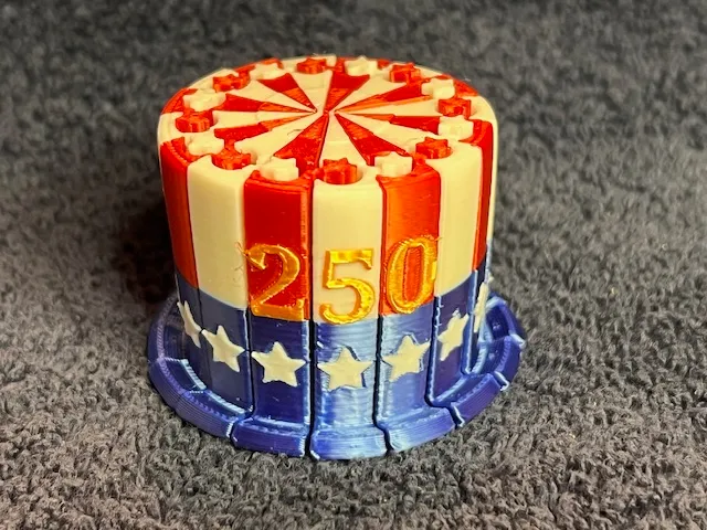 Uncle Sam 250th Anniversary Hat Fidget