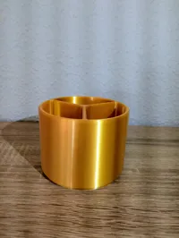 0.28mm layer, 2 walls, 5% infill, glossy silk