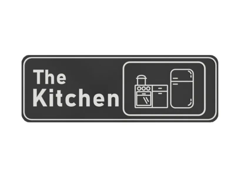 "The Kitchen" Sign