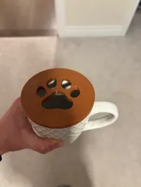 Lot de 3 pochoirs à café thème pattes de chien — photo 5