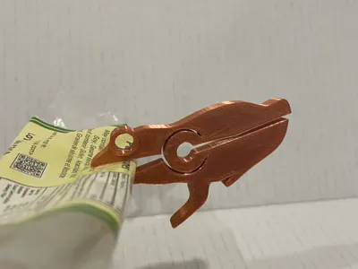 Frog Bag Clip and Fidget Toy
