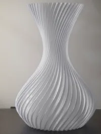 Vase spirale bleu — photo 8