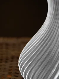 Vase spirale bleu — photo 7