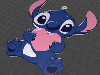 Cute Stitch Keychain