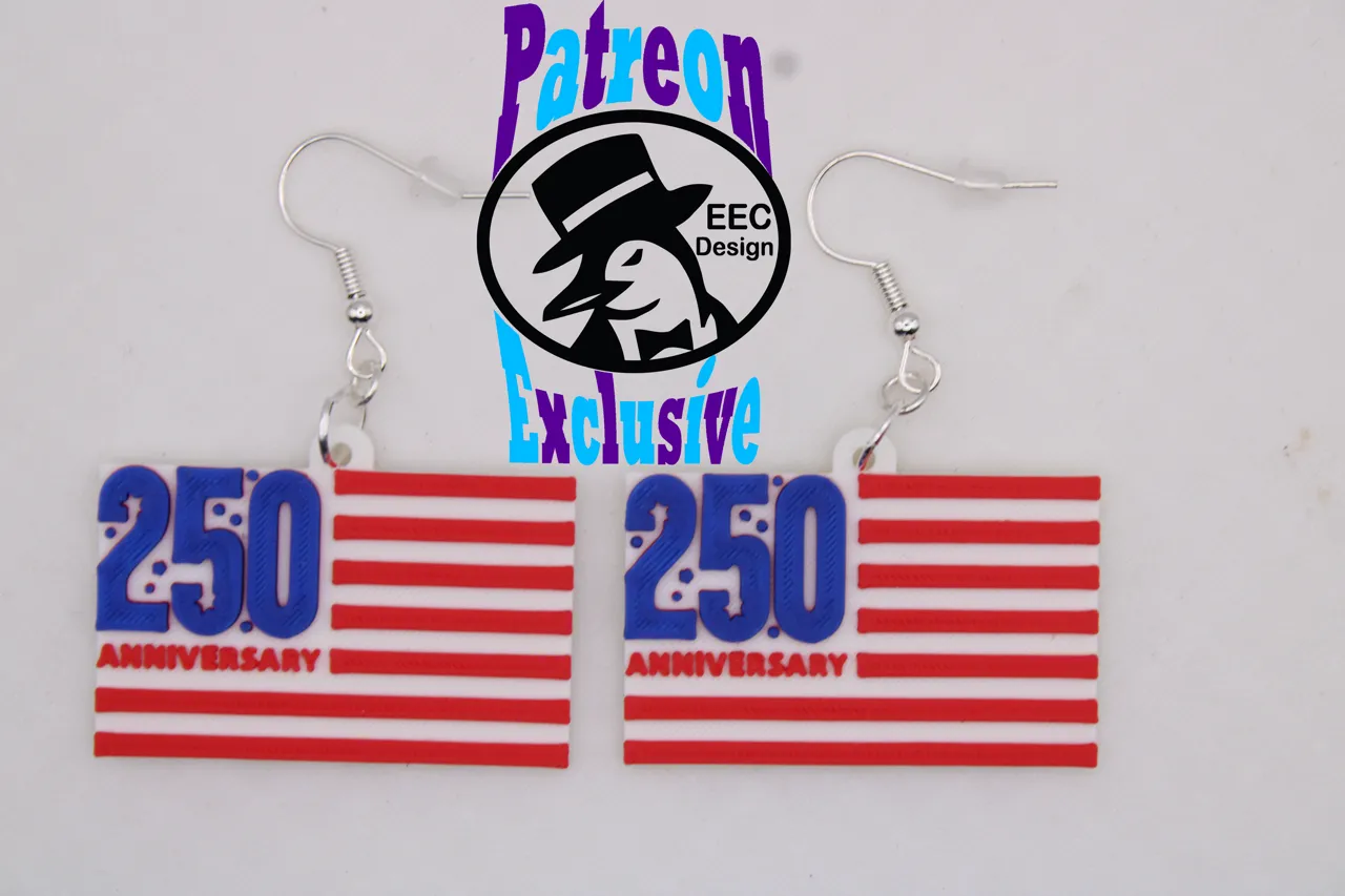 USA 250 Anniversary Earring view 4