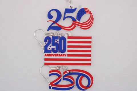 USA 250 Anniversary Earring view 2