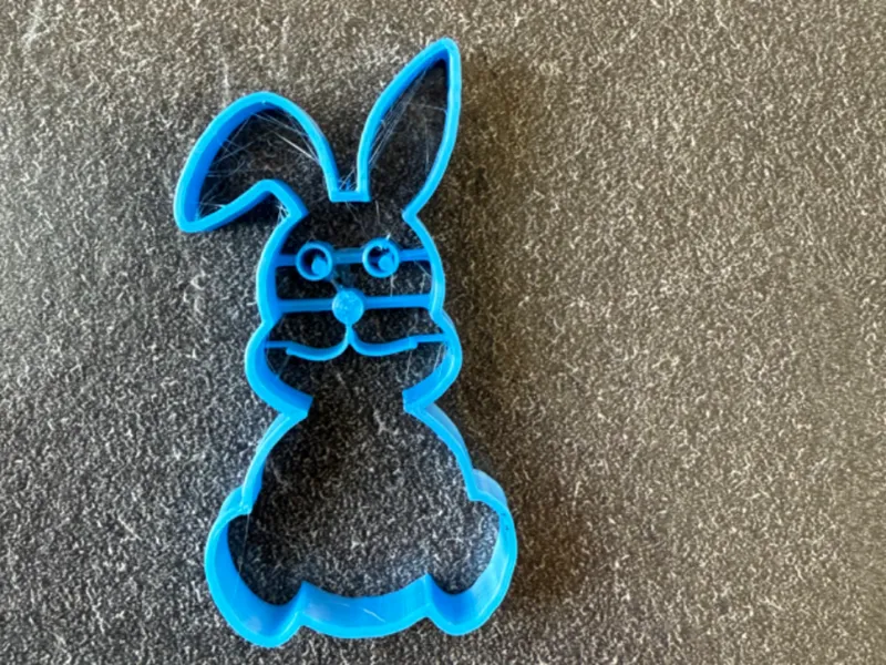Osterhase Ausstechform, Cookicutter easter bunny