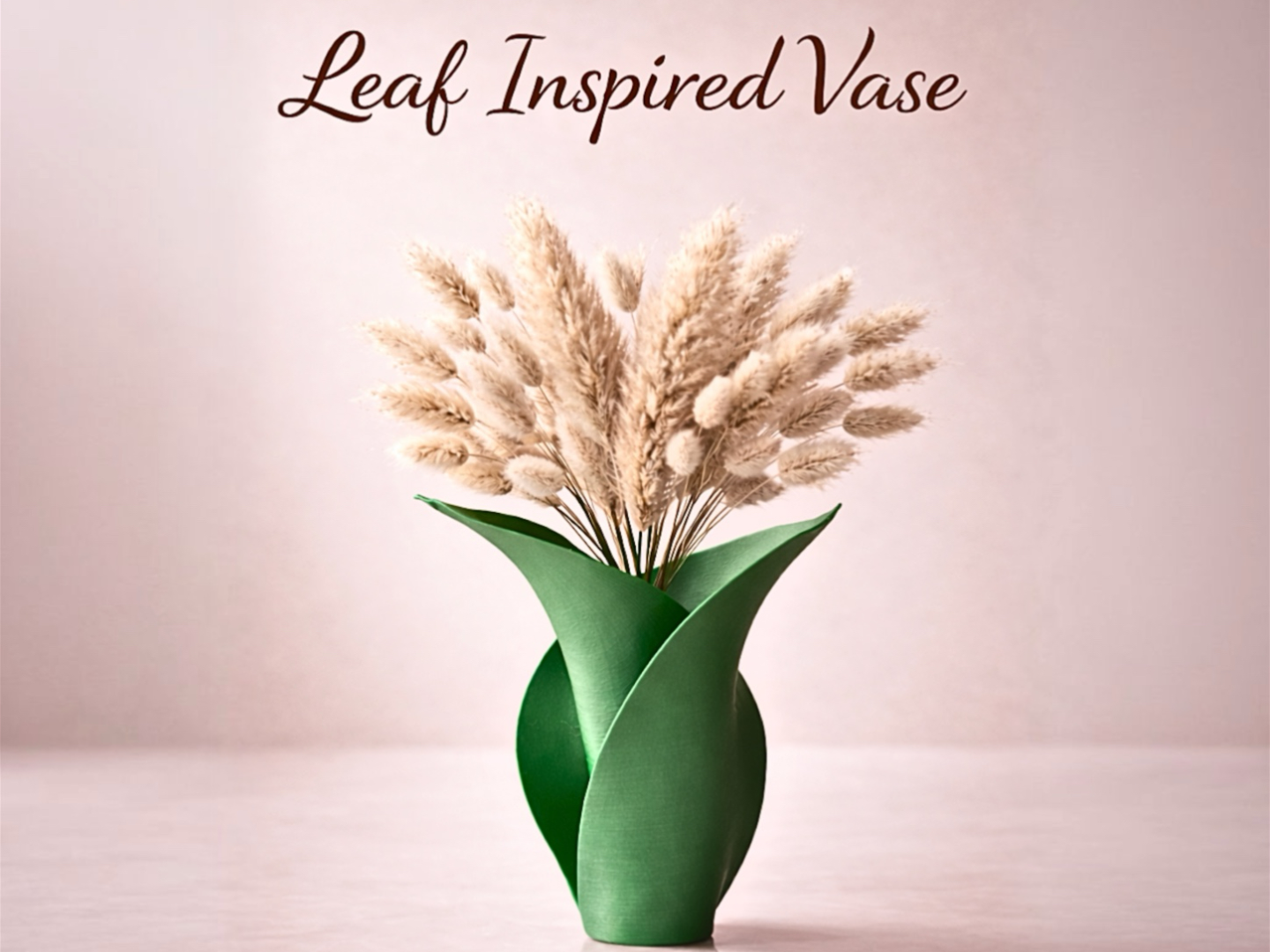 Miniatura 1 do modelo 3D Leaf Inspired Vase