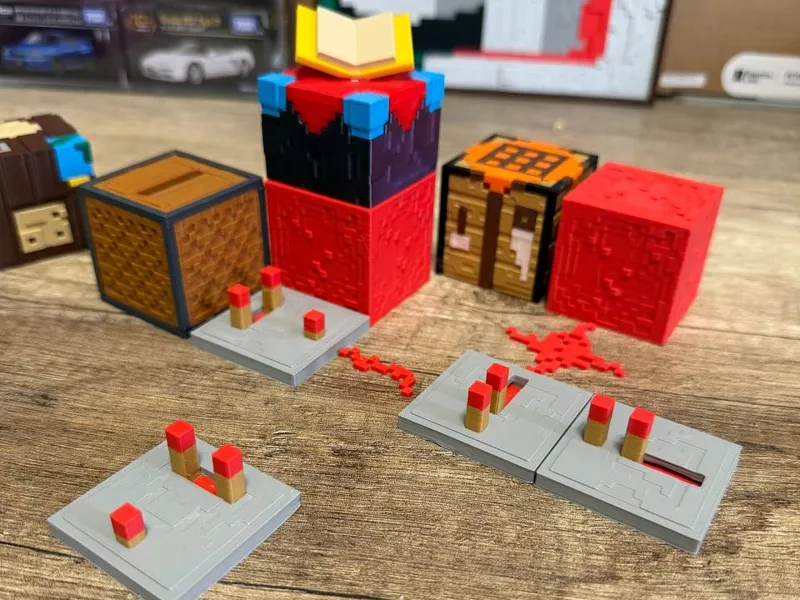 Minecraft inspired: Repeater and Comparator AMS 