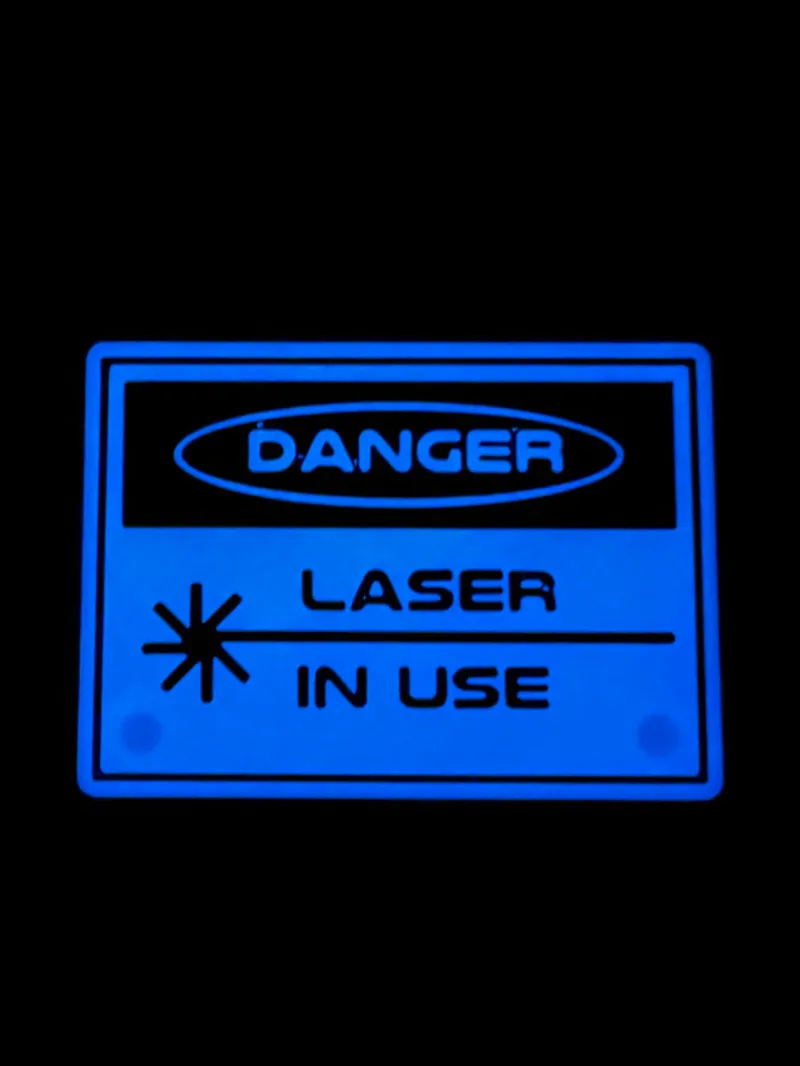 Sign - DANGER Laser in use 