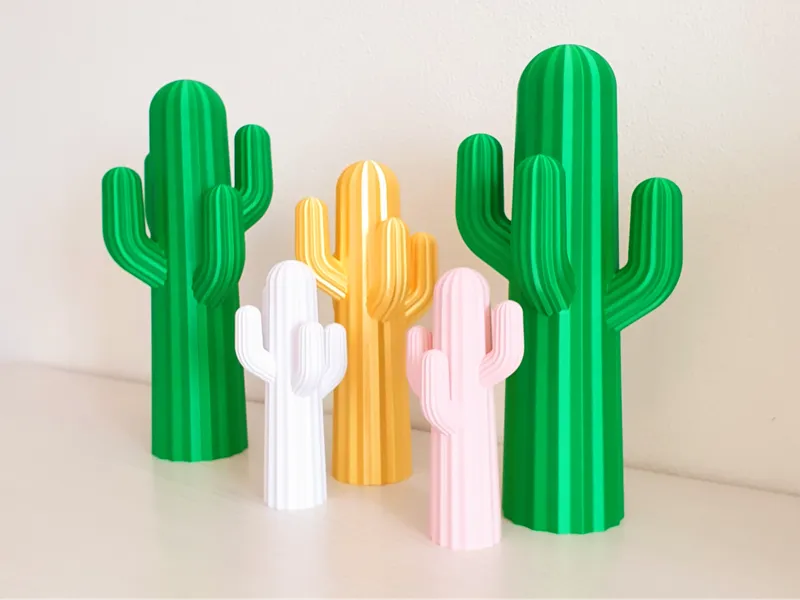 Stylized Cactus Decor