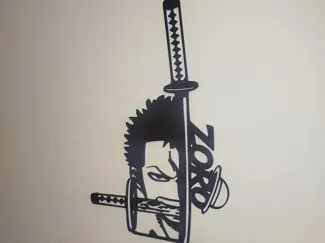 Wall art Zoro one piece