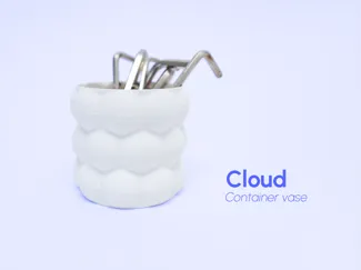 Cloud Organic Container Vase