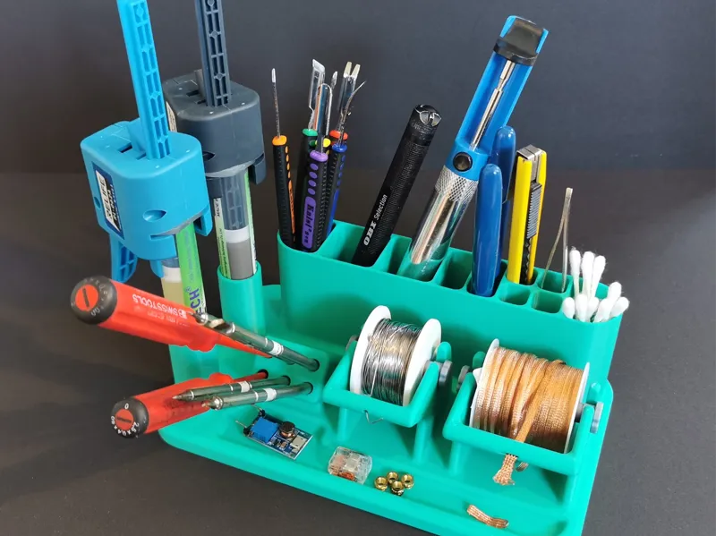 Soldering Station Organizer Gridfinity