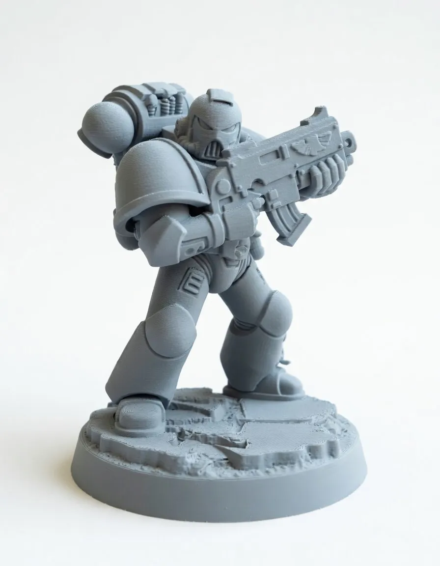 space marine 3d figure - Free 3D Print Model - MakerWorld