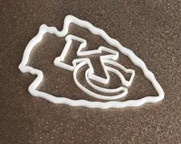Logo NFL Kansas City Chiefs imprimé en 3D — photo 3