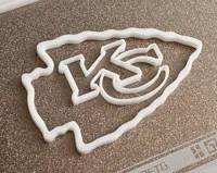 Logo NFL Kansas City Chiefs imprimé en 3D — photo 4