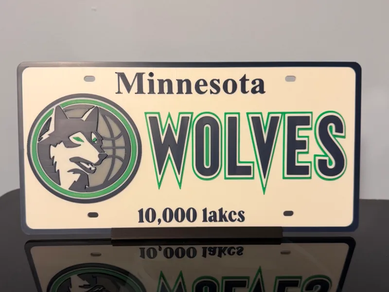 Minnesota Timberwolves Original logo license playe