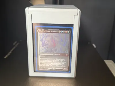 MTG Commander Deckbox Triple Sleeved